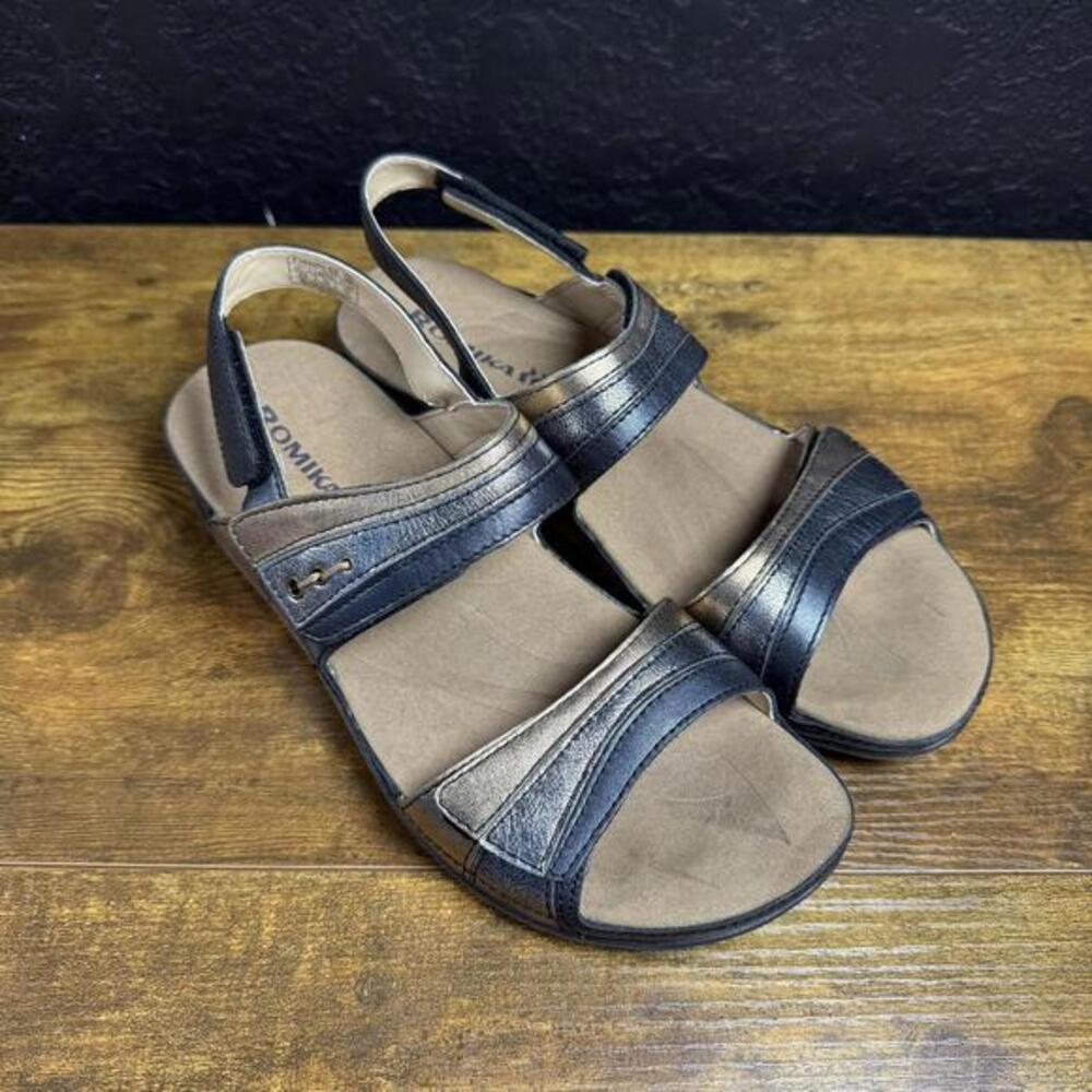 Romika Fidschi-05 Metallic Leather Comfort Slingback Sandals Womens 39